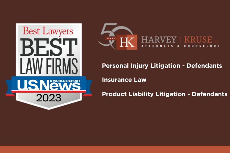 U.S. News & Best Lawyers Ranks Harvey Kruse a 2023 “Best Law Firm”