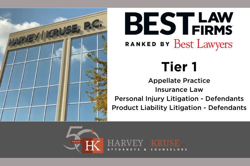 Harvey Kruse Recognized as a 2026 “Best Law Firm”